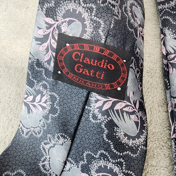 Four Piece Tie Assortment Set Mens Christian Dior Claudio Gatti Velducci - Picture 4 of 8